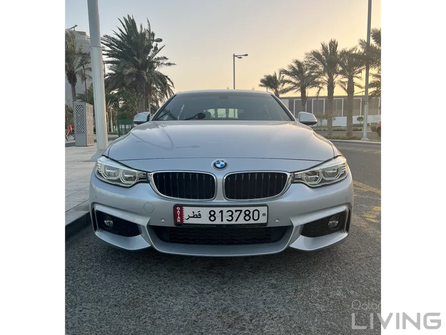 BMW 420i         2.0 liters turbocharged.