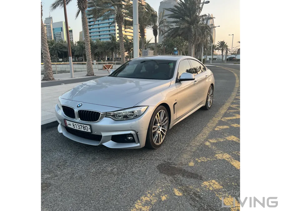 BMW 420i         2.0 liters turbocharged.