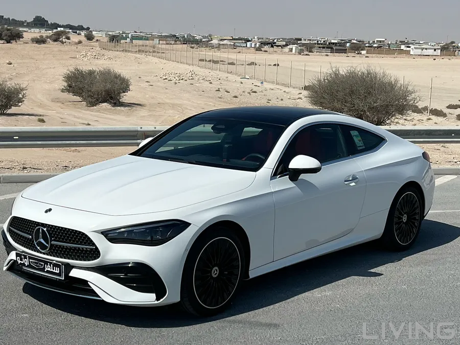 Mercedes cle 200 coupe with good condition for sale  white color 9800 km 225000