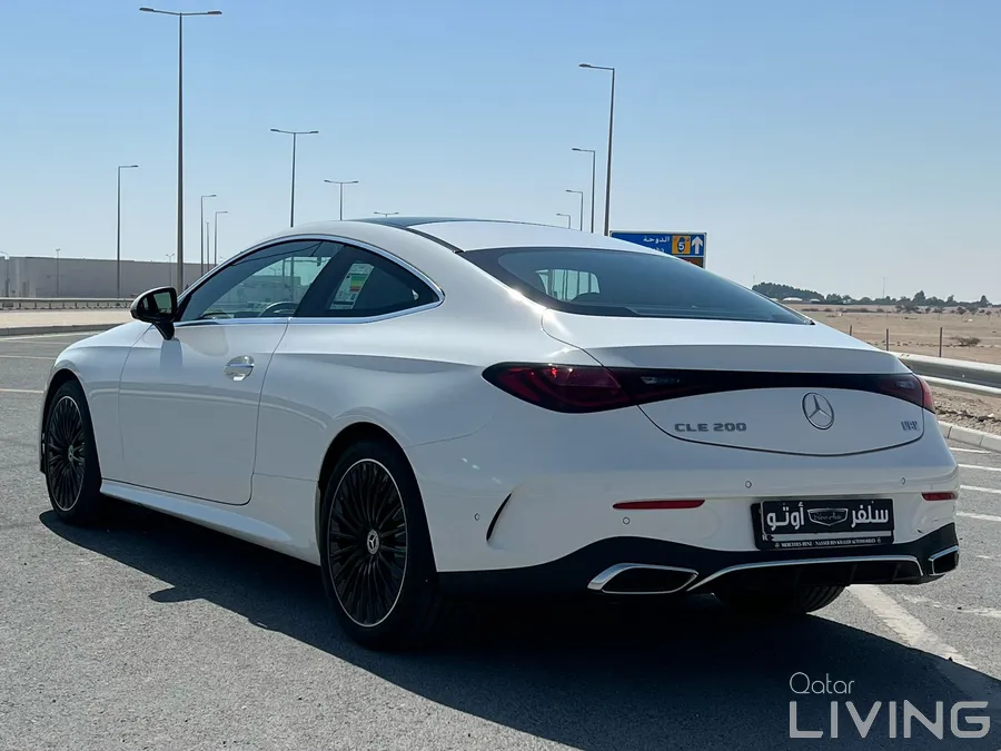 Mercedes cle 200 coupe with good condition for sale  white color 9800 km 225000