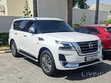 Nissan patrol V8 platinum white fully loaded under warranty and full insurance 